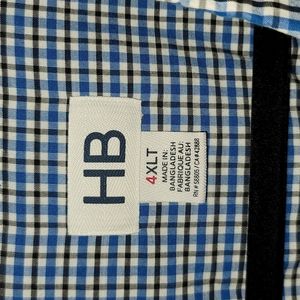4XLT Harbor Bay Easy Care Sport Shirt.